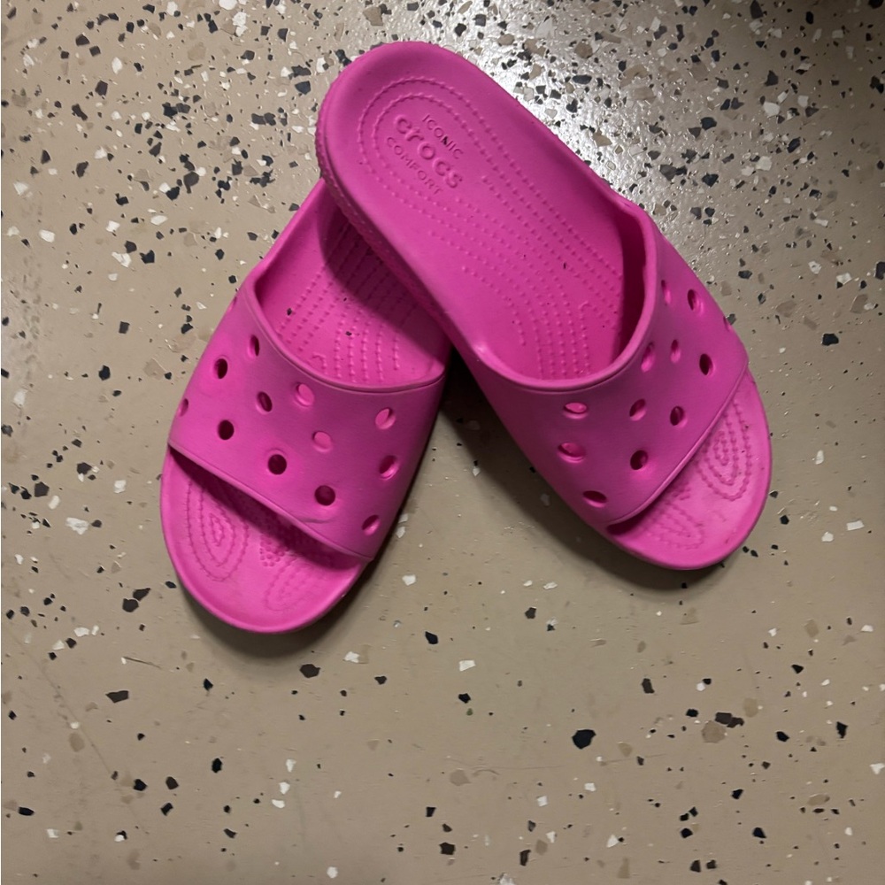 CROCS Pink Sandals Comfortable Slip-On Design